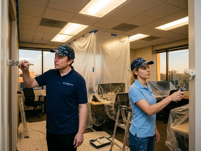 After-hours tenant-occupied work