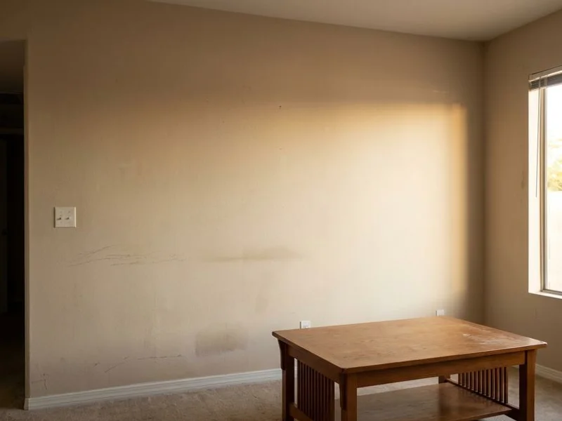 Phoenix interior wall before repainting